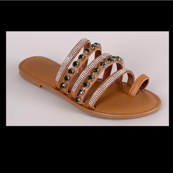 BAMBOO LAST ONE Festival Jeweled Flat - Picture 3 of 8